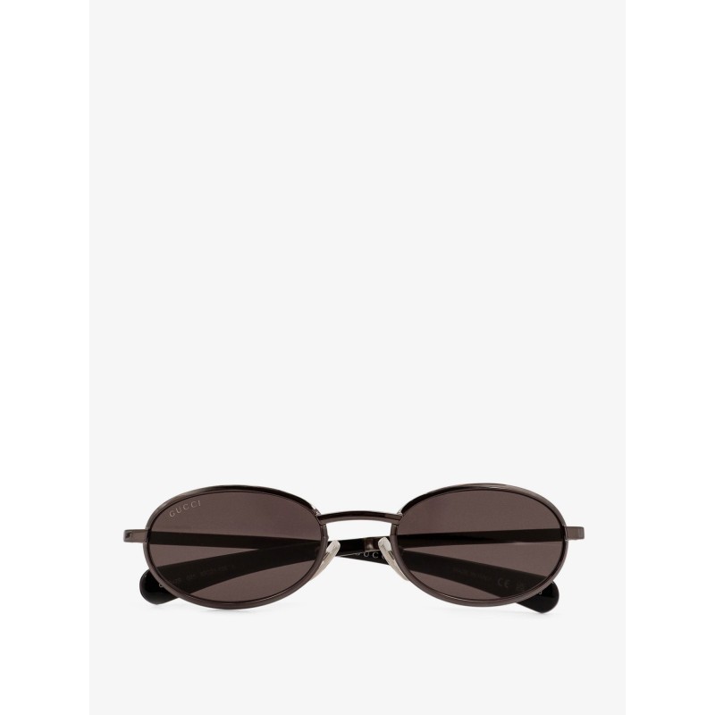 Acetate sunglasses with metal profiles