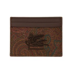 PORTACARTE CON STAMPA PAISLEY