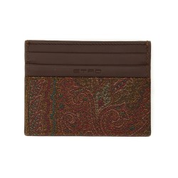 PORTACARTE CON STAMPA PAISLEY