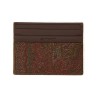 PORTACARTE CON STAMPA PAISLEY