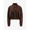Nylon bomber jacket with double zip