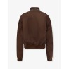 Nylon bomber jacket with double zip