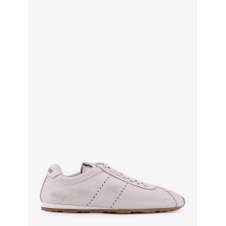 Plume low-top leather sneakers
