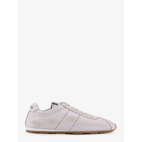 Plume low-top leather sneakers
