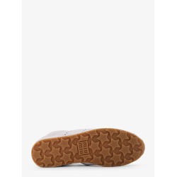 Plume low-top leather sneakers