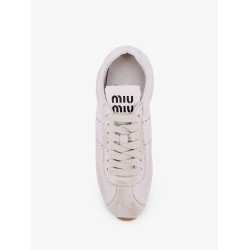 Plume low-top leather sneakers
