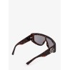 Rectangular acetate sunglasses