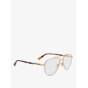 Aviator metal glasses