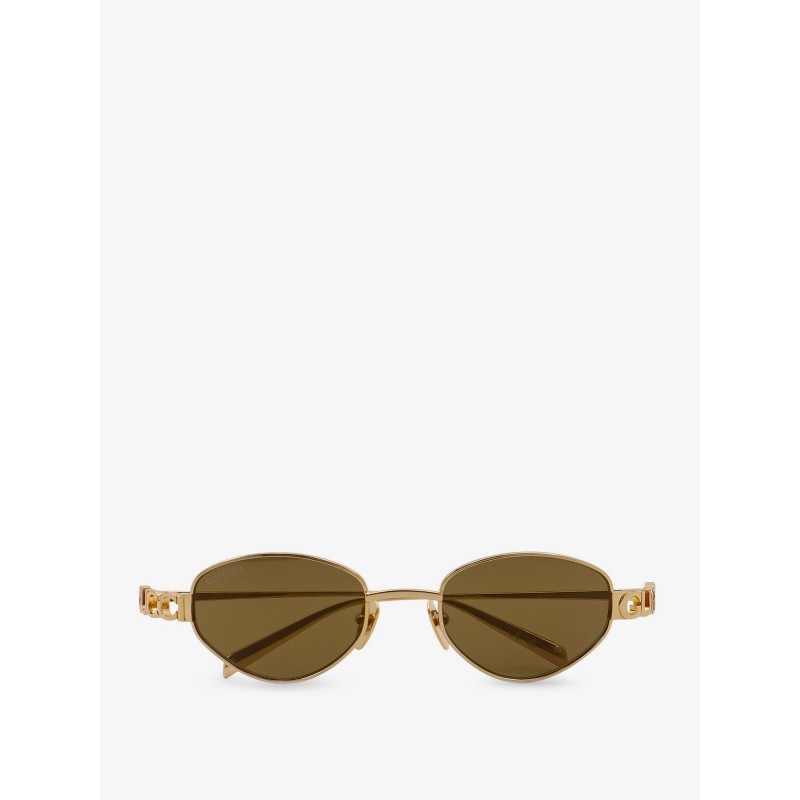 Oval metal sunglasses