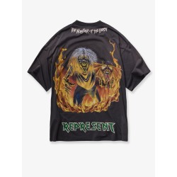 Iron Maiden Number of Beast cotton and hemp T-shirt