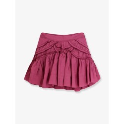 Ceola cotton blend miniskirt