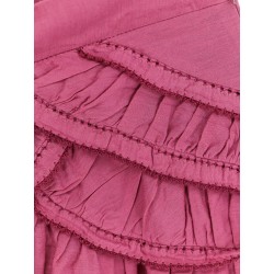 Ceola cotton blend miniskirt