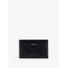 Leather cardholder with all-over Triomphe logo