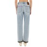 EMBROIDERED DENIM PANTS