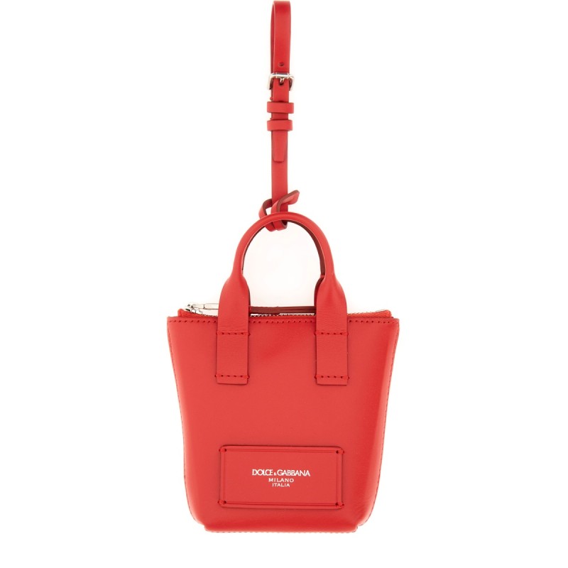 LEATHER "MINIBAG" CHARM