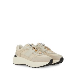 FABRIC AND SUEDE SNEAKER