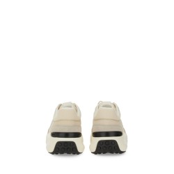 FABRIC AND SUEDE SNEAKER