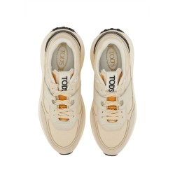 FABRIC AND SUEDE SNEAKER