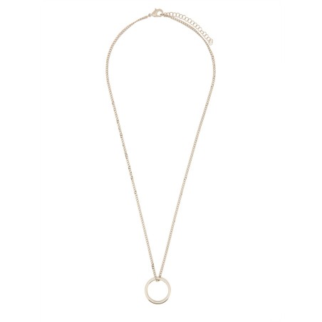 MINIMAL LOGO RING NECKLACE