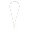 MINIMAL LOGO RING NECKLACE