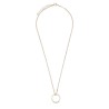MINIMAL LOGO RING NECKLACE