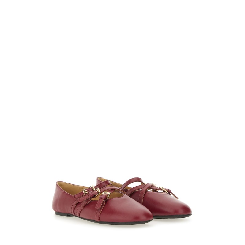 "INDY FLEX" LEATHER BALLERINA