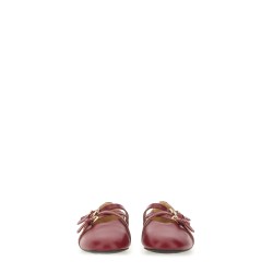 "INDY FLEX" LEATHER BALLERINA