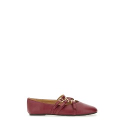 "INDY FLEX" LEATHER BALLERINA