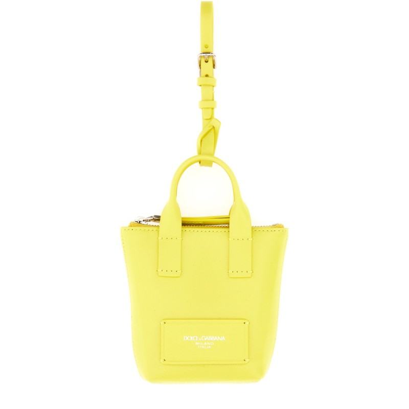 LEATHER "MINIBAG" CHARM