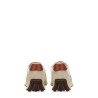SNEAKER IN PELLE E TESSUTO