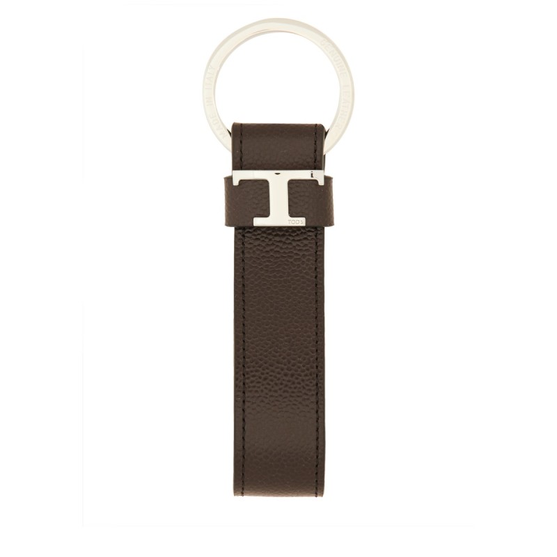 "T TIMELESS" LOGO KEYCHAIN