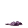 SLIDE SANDAL WITH EMBROIDERY
