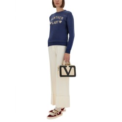 PRINTED COTTON SWEATSHIRT