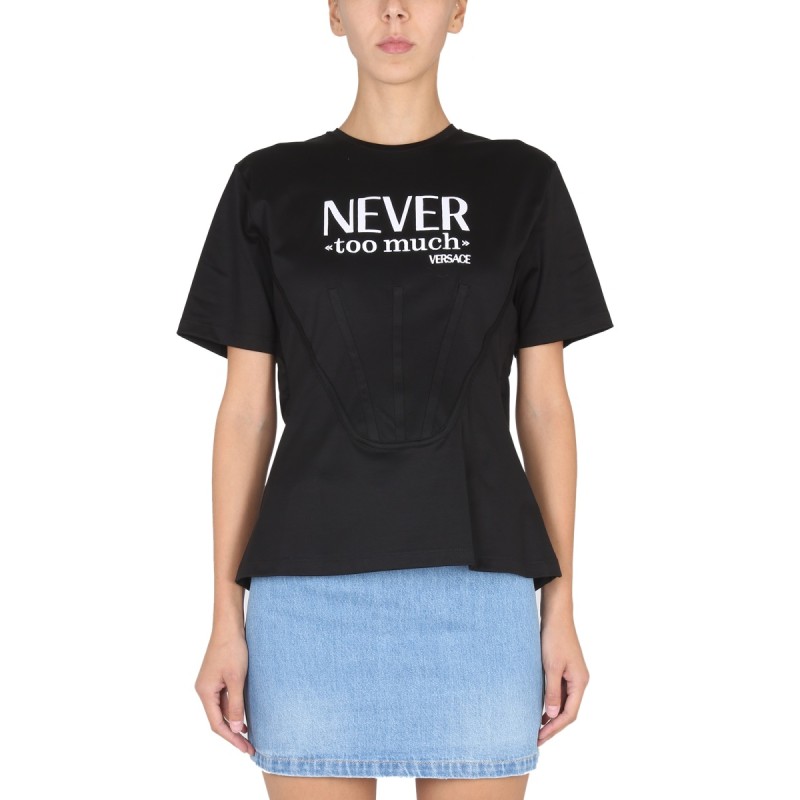 "NEVER TOO MUCH" CORSET T-SHIRT
