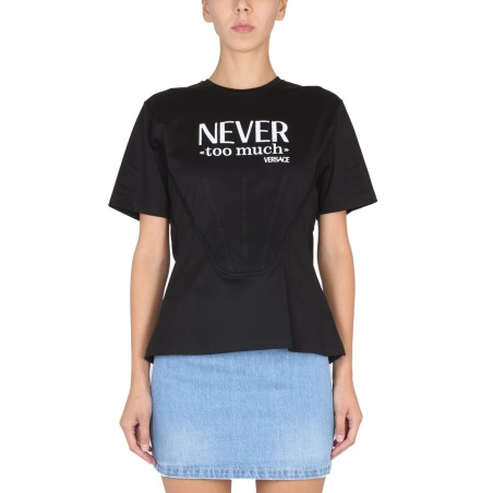 "NEVER TOO MUCH" CORSET T-SHIRT