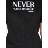 "NEVER TOO MUCH" CORSET T-SHIRT