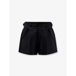 Wool blend shorts