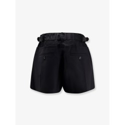 Wool blend shorts