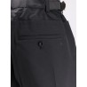 Wool blend shorts