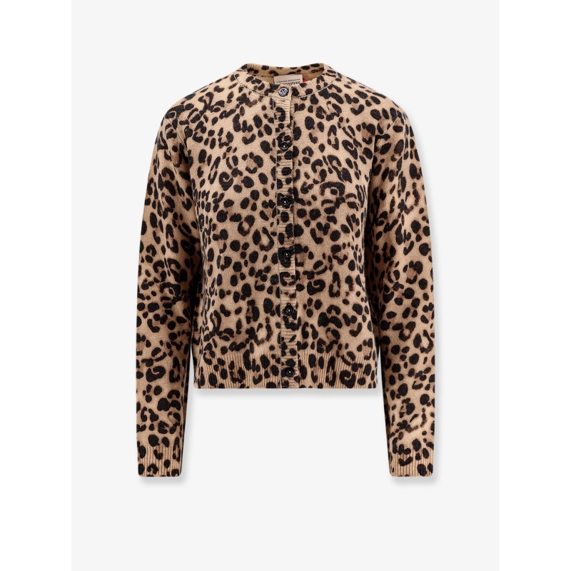 Virgin wool and cashmere cardigan