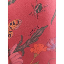 Silk shirt with Gucci Flora print
