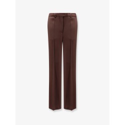 Viscose and virgin wool trousers