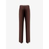 Viscose and virgin wool trousers