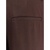 Viscose and virgin wool trousers