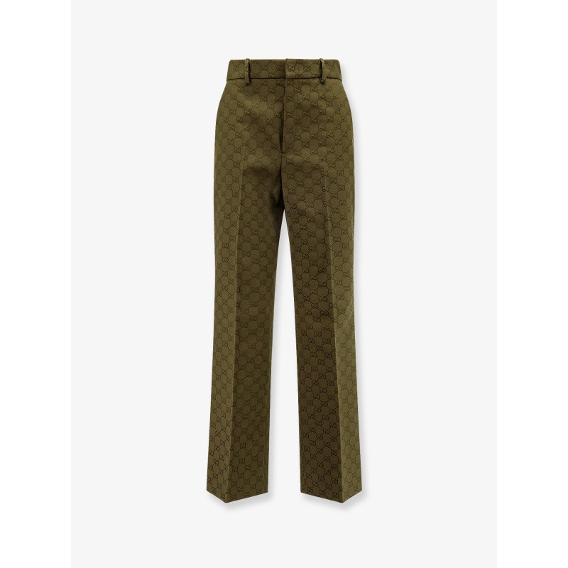 GG jacquard cotton trousers