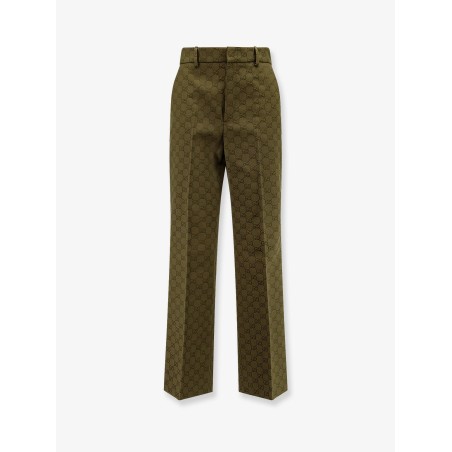 GG jacquard cotton trousers