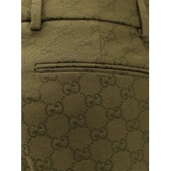 GG jacquard cotton trousers