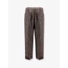 Trousers with lurex effect