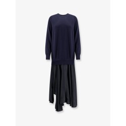 Recycled cashmere blend long dress