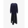 Recycled cashmere blend long dress